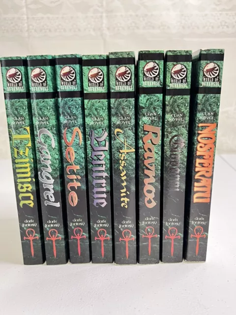 Lot of 15 Vampire the Masquerade Clan Novels 1-13 + Anthology Paperback  Gehenna