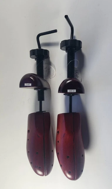 Large Wooden 2-Way Shoe Stretchers for Men Sizes 9-14 NWT