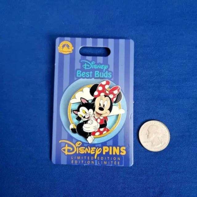 Disney Parks Disneyland Minnie Mouse Figaro Best Buds LE 2500 Pinocchio Cat Pin