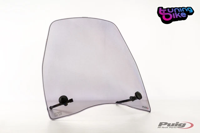 Puig Cupolino Scooter Urban Per Kymco Filly 125 18-19 Fume Chiaro