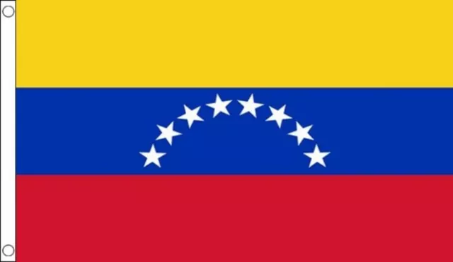 BANDERA de VENEZUELA SIN ESCUDO 150x90cm - BANDERA VENEZUELANA SIN ARMAS 90 x 15