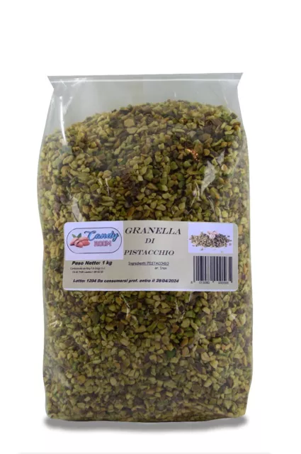 GRANELLA DI PISTACCHIO  ( Candy Room ) naturale qualità verde 1000g-1Kg. Iran