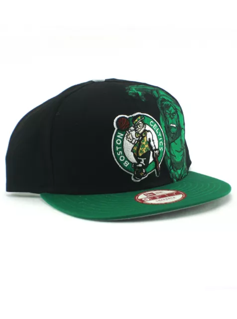 New Era Boston Celtics Hulk 9fifty Snapback Hat NBA Adjustable Marvel Comics NWT