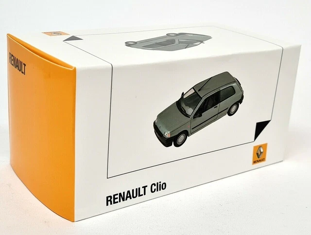 Voiture Miniature Renault Clio Grise 1/43 Solido HI-FI - Sans Boîte - Occasion