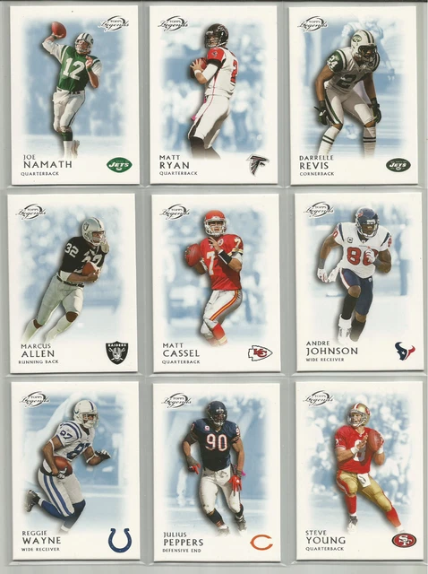 2011 Topps Legends Blue Lot 13 Different Joe Namath Steve Young Marcus Allen ++