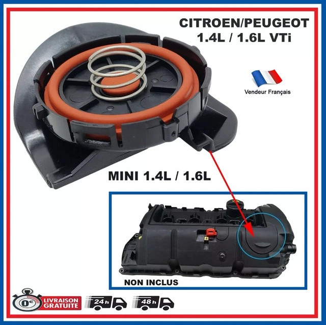 Membrane Soupape Ventilation Cache Culbuteur - Compatible Peugeot Citroën Mini 1.4 1.6 VTi V757272480 0248Q5