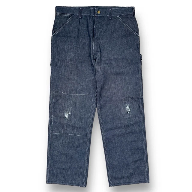 VTG 70S SEARS Toughskins Carpenter Jeans Denim Sanforized Farm Men s Size 34x29 34.99 PicClick