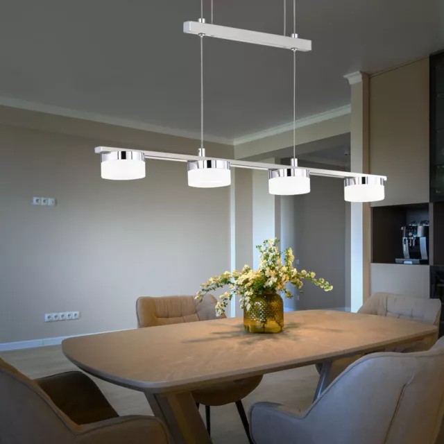 Pendellampe Hängeleuchte Wohnzimmerlampe 3 Stufen Dimmer Höhenverstellbar LED