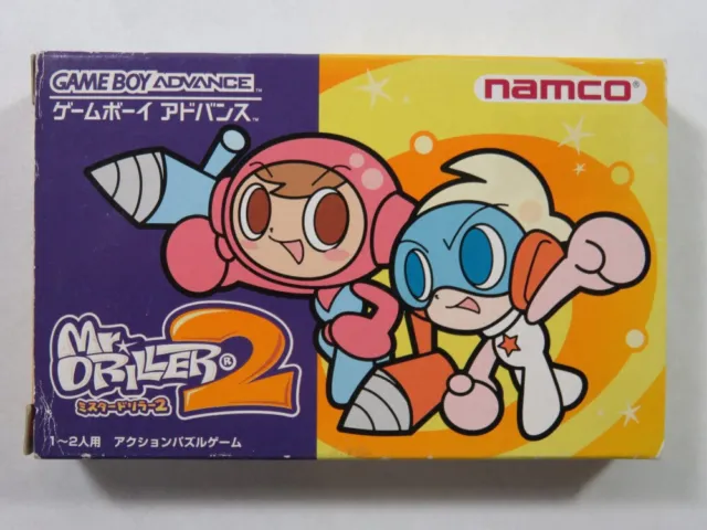 Mister Driller 2 Nintendo Gameboy Advance (Gba) Japan (Complete With Reg Card -