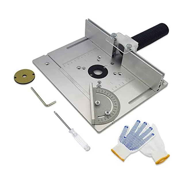 Piastra di inserimento tavolo router lega di alluminio router tavoli router recinzione legno J6H6