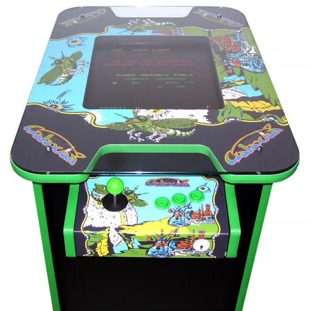 Arcade Machine Cocktail Table | 60 Retro JAMMA Free Play Games | Galaxian Themed