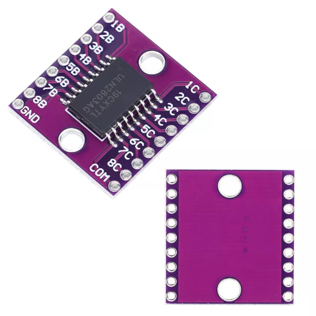 2PCs Darlington Transistor Arrays-Modul ULN2803A Lila Darlington Transistor TEM