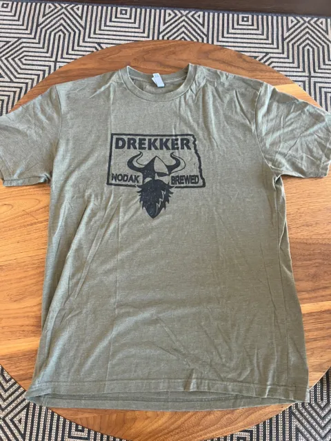 Drekker Brewing Graphic T-Shirt  Men's Size Large