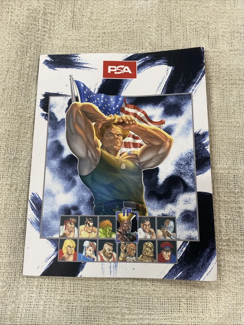 PSAマガジン STREET FIGHTER2 特典 ガイル ブルースター 30 PSA MAGAZINE GUILE Cover Street Fighter 2: Champion Edition