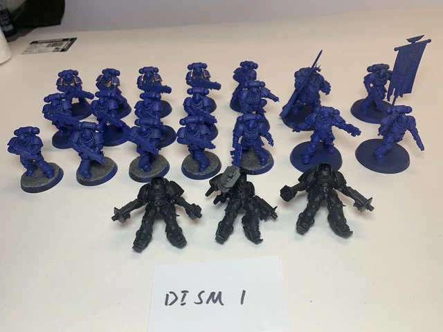 Primaris Space Marine Ancient - Warhammer 40k Ultramarines - Démonté Non Peint