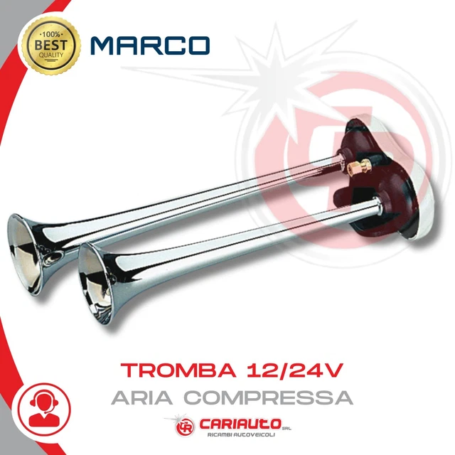Tromba Ad Aria 12V/24V 3 Trombe Ad Aria Compressa 6 Melodie - Foto 7