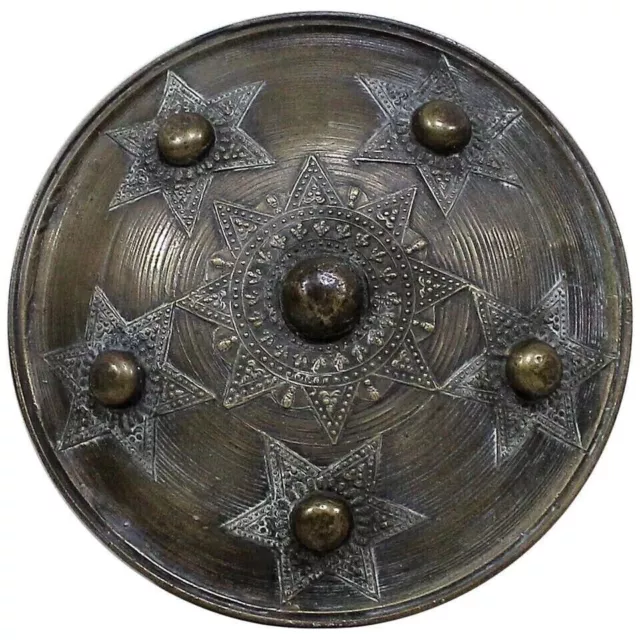 Islamic Rare Antique 19th century Persian Star dhal Turkish shield