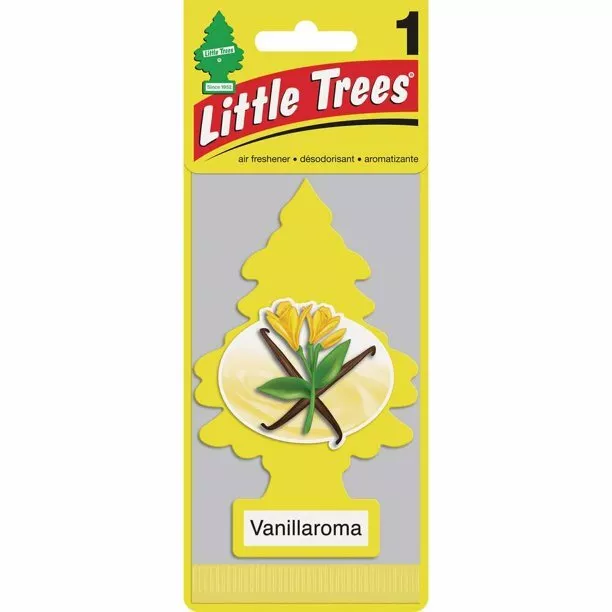 Car Freshner U1P-10105 Vanilla Hanging Air Freshener (1 Pack)