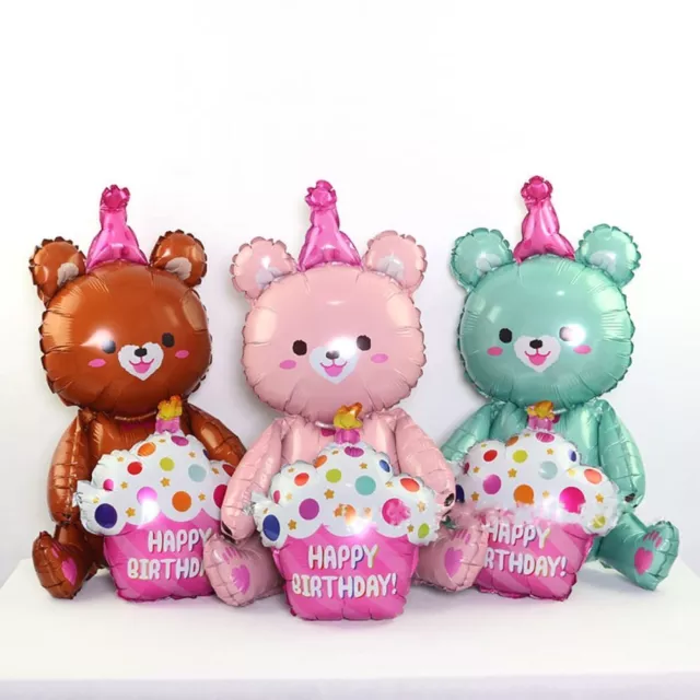 Shower Home Decoration Bear Balloon Party Supplies Photo Props Foil Balloon