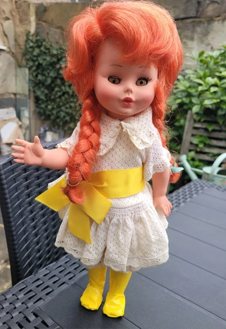 BAMBOLA VINTAGE FURGA Francesca A Capelli Arancioni Anni 60 70 Ottime bambola-vintage-furga-francesca-a-capelli-arancioni-anni-60-70-ottime