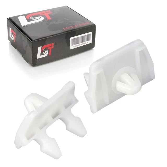 10 Piastre Di Fissaggio In Acciaio Per Mercedes W124 W201 - Morsetti Protezione Radiatore A1235040246