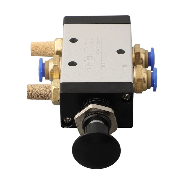 Valvola di flusso pneumatica, 10 pezzi/set Connettore di velocità push-in 6mm Valvola di controllo del flusso d'aria pneumatico utilizzata per il collegamento rapido di tubi dell'aria