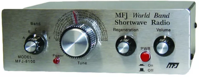 MFJ-8100K World Band Shortwave Regenerative Receiver Kit (Requires Assembly)