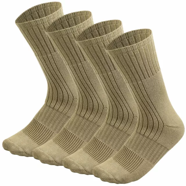 4 Pairs US Army Military Boot Socks Combat Trekking Hiking Out Door Activities