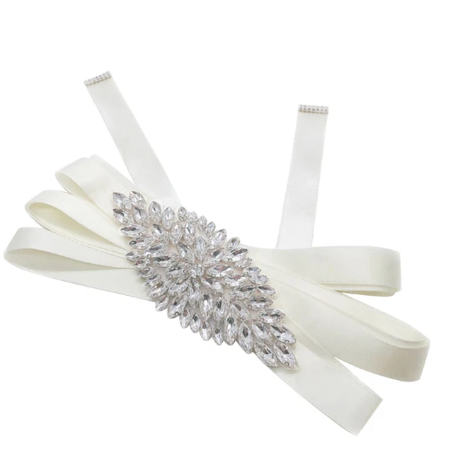 1 PEZZO abito da sposa cintura grande strass decorazione abito da cocktail cintura per festa