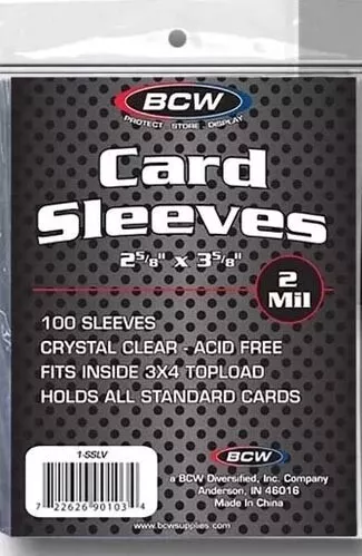 BCW BCW Card Sleeves - 100 Schutzhüllen für Sammelkarten