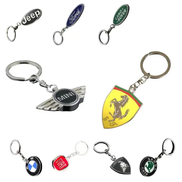 Fashion Car Car Logo Metal Keychain Key Chain Pendant Holder Key Ring Keyfob NEW