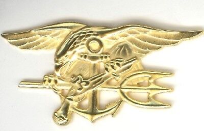 Spilla- Pins-Metal Distintivo Navy Seals Marina Americana Originale Made In Usa