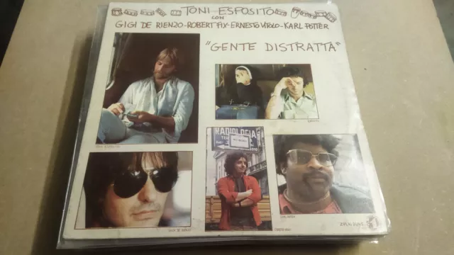 TONI ESPOSITO  - GENTE DISTRATTA - 33 giri 1977 ottimo  !! ITALY JAZZ PROG