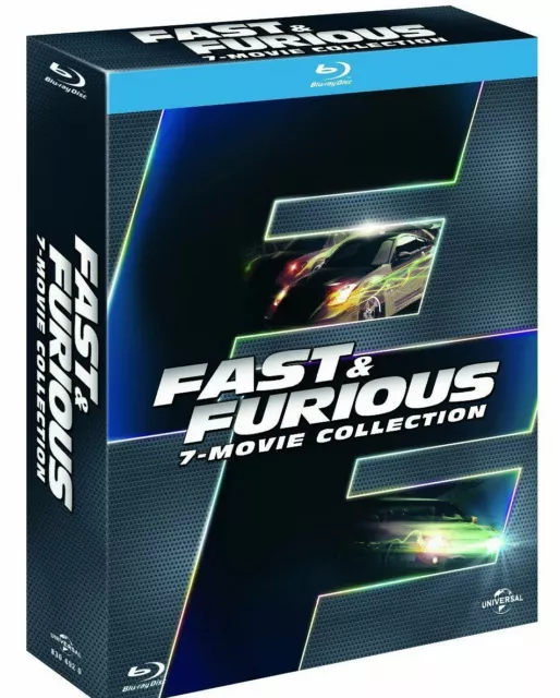 Fast And Furious - Cofanetto 7 Film (7 Blu-Ray) Box Collezione Italiana