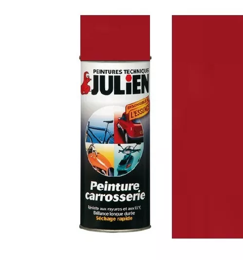 Peinture Bombe Carrosserie Vehidecor Julien Rouge Sang Auto Moto Scooter Voiture