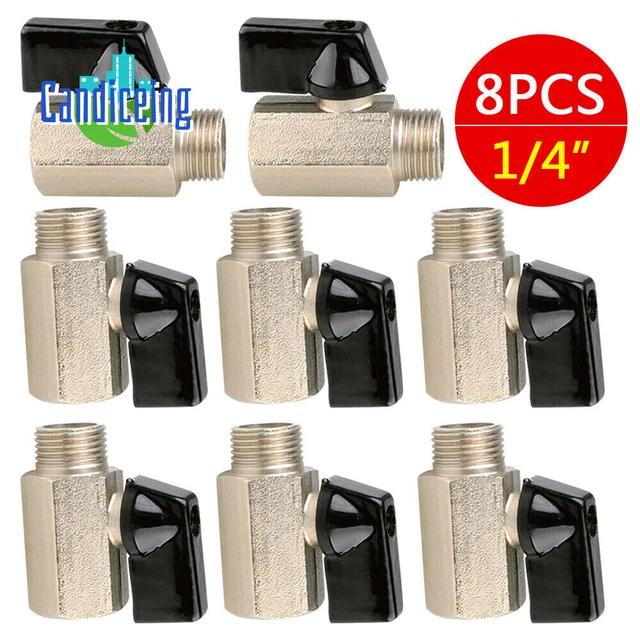 8* Carpet Cleaning Shut-off Valve for Truck Mount & Portable Extractors 1/4"