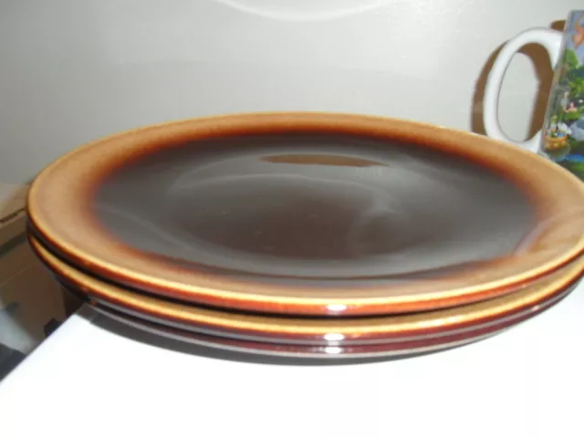 Taylor Smith Ironstone "Sierra" Brown Dishes x3