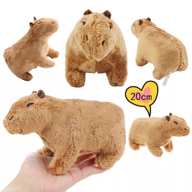 20cm Simulation Capybara Stuffed Animals Plush Toy Cute Soft Dolls Kids Toy Gift