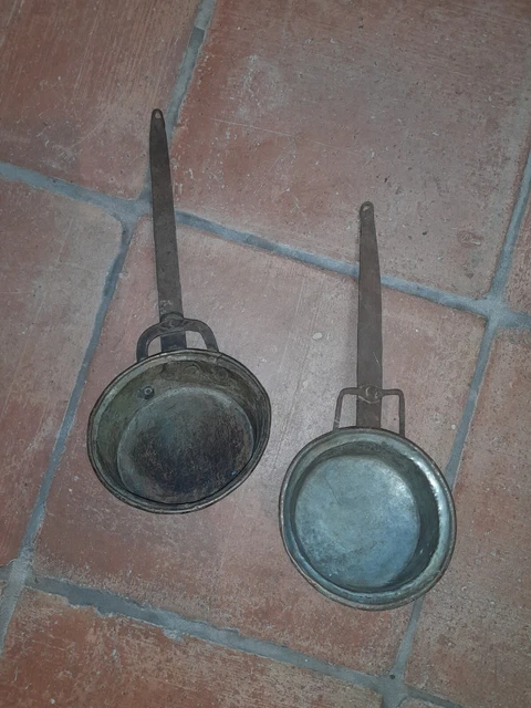 Kupfer Pfannen Behälter Metall Set Deko Vintage Retro Alt Antik