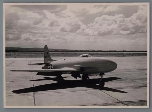 Lockheed F-80 Shooting Star Original Vintage 1954 Manufacturers Photo P-80 F-80