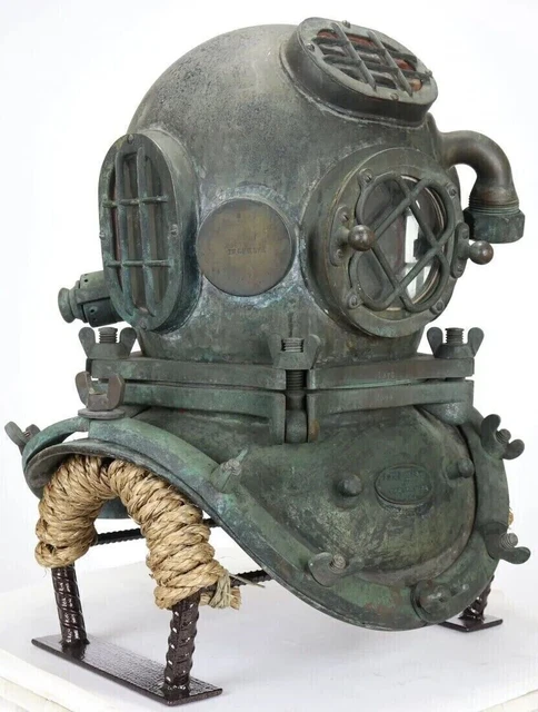 Casco de buceo de 5 pernos Circa 1906 US Navy Mark II - Buceo antiguo