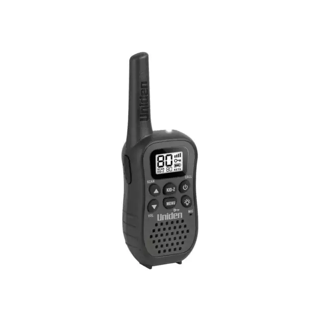 Uniden 80 Channel UHF CB Handheld Radio (Walkie-Talkie) With Kid Zone