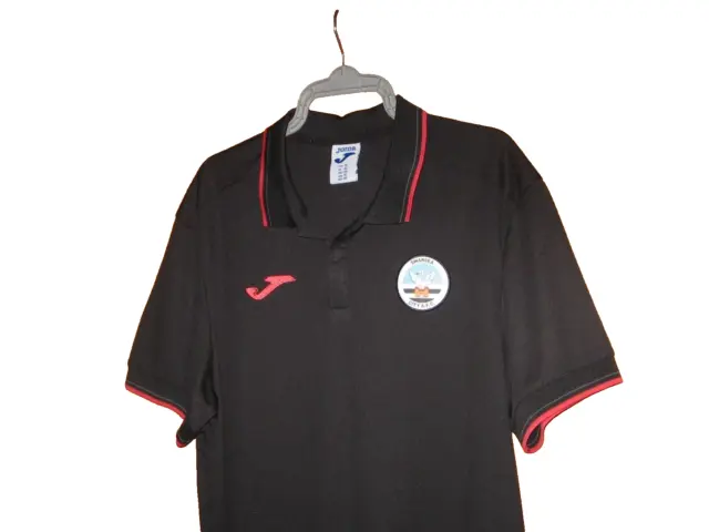 Swansea City Football shirt size Joma Black Training Polo shirt size XL 44/46