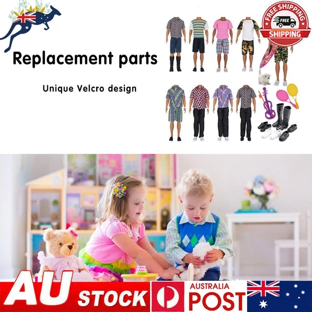 16pcs/set Dolls Daily Wear Family Toys 11inch Random Pretend Play Dressup Toys