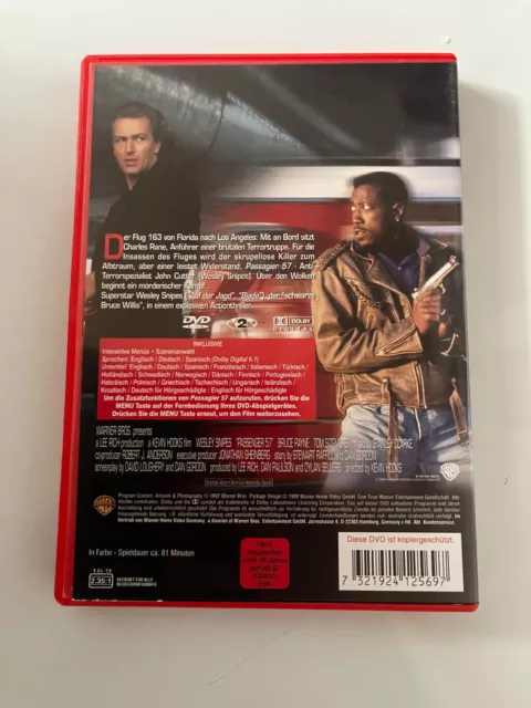 PASSAGIER 57 mit Wesley Snipes Original deutsche DVD Uncut 2