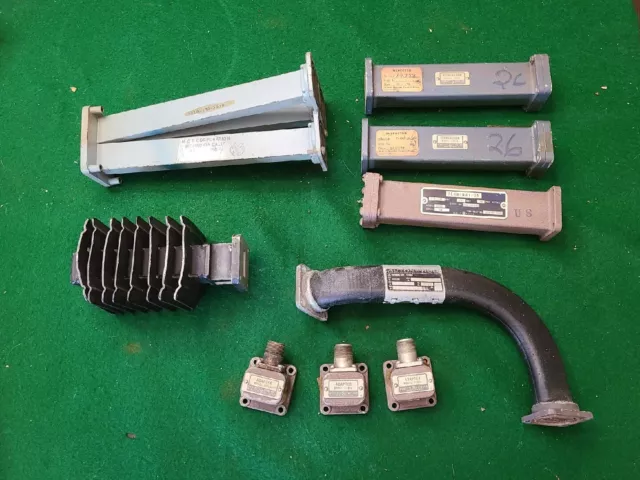 Lot Of 9 Miscellaneous WaveGuide Parts