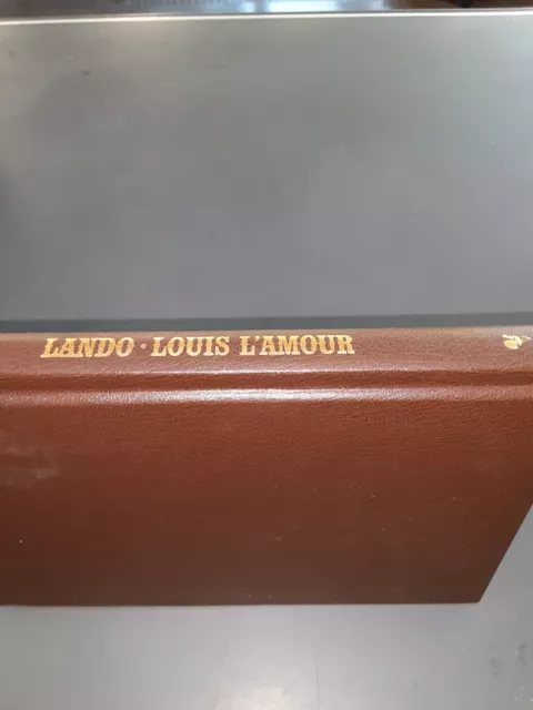 1982 cowboy WESTERN Louis L'Amour Collection LEATHERETTE edition LANDO