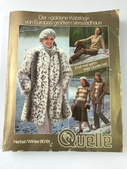 Quelle Katalog Herbst Winter 1980 / 1981, 80/81, 1980/81