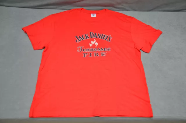 New 2019 Jack Daniel's Tennessee Fire Red T-Shirt Medium Large X-Large M L XL