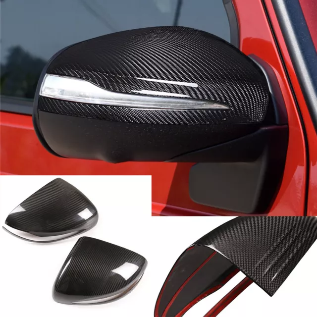 Real Carbon Fiber Rearview Mirror Cover For Benz G GLE GLS Class W463 W167 2020+